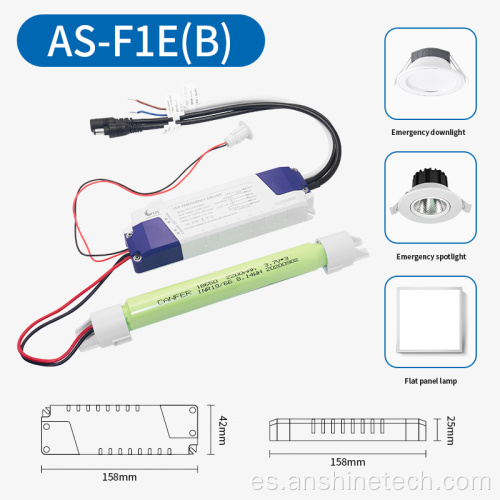 Controlador de emergencia LED con garantía de tres años